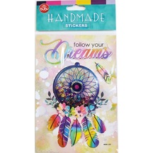 Bu-bu Handmade Stickers Rüyalar 12,5x23,5 Bubu-hmsb-102 Çok Renkli