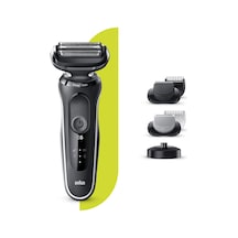 Braun Series 5 50-w4650cs Elektrikli Tıraş Makinesi Siyah/beyaz Şarj İstasyonu 2 Ek Parça
