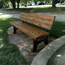 Kompozit Oturma Bankı Dış Mekân İçin Dayanıklı Park Bankı-224