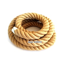 3 Cm Jut Hasır Halat- 5 Metre Kablosuz