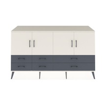 Hyperion Konsol 6 Raflı 6 Çekmeceli 4 Kapaklı 176x44x99 Aytaşı-ay Aytaşı-aytaşı/antrasit