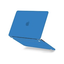 Newface Apple Macbook Pro 13 2020 Macbook Buzlu Kapak - Mavi