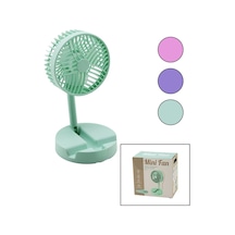 Mini Fan W-1630-a Sdr-b07 M.üstü Vantilatör Usb Şarjlı Katlanır Fan 12.5cm - Ayak 12.5cm 180 Derece Ayarlı Telefonluklu 4604