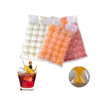 2 Paket 480 Adet Buz Küpü, Buz Torbası, Kolay Çıkarılan Buz Küpü Kalıp Tepsileri, Dondurucu, Kokteyl, Kemik Suyu Torbası Dondurma Meyve Suyu İçin Kend