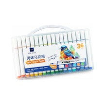 36 Renk Akrilik Marker Kalem Seti Çok Renkli