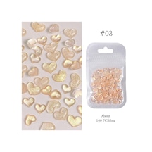 Tırnak Süsleme Nail Art Charm Kalp 56263-3