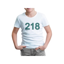 Lord Tshirt Squid Game - 218 Beyaz Çocuk Tshirt