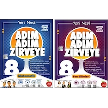 Newton 8. Sınıf Lgs Matematik + Fen Adım Adım Zirveye Soru Banka