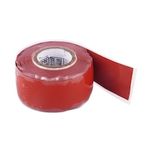 Mufunye Kırmızı Su Geçirmez Yüksek Sıcaklık Dayanıklı Kauçuk Otomatik Yapışkan Band 25mmx3m - Kablo, Boru Tamiri Ve Isolasyon İçin