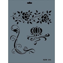 Mey İthalat Rich New Seri N-106 Stencil 35x25 Cm Belirtilmemiş