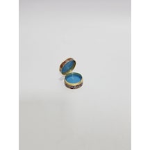 Antika Cloisonne Minyatür Kutu 3,4x1,7cm 080