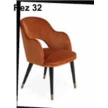 Rez 32 Modern Şık Ergonomik Dayanıklı Konforlu Ahşap Ayaklı Salon Yemek Sandalyesi Modeli Çok Renkli