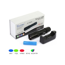 10w 2000 Lümen 4 Renk Güçlü El Feneri Wt-605 Çok Renkli 56099840