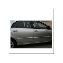 Toyota Corolla Uyumlu Sedan Cam Çıtası 2002-2006 4 Parça Paslanmaz Çelik