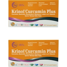 Krinol Curcumin Plus - Quercetin C Vitamini - 30 Kapsül - 2 Kutu