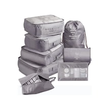 Dinosaurs Venta 8 Parça Valiz Düzenleyici Seti Seyahat Saklama Çantası03 Altın