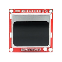 Devremarkt 5110 84x48 Lcd Modül 84 X 48 Pixel Grafik Lcd Display Ekran 5v Beyaz Arka Işık Gösterge Menü Resim
