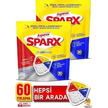 Asperox Sparx Bulaşık Makinesi Kapsülü 30'lu X 2 Paket 60 Yıkama