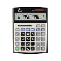 Ec-24 12 Hane Büyük Boy Masaüstü Hesap Makinesi, Sessiz Ergonomik Tuşlar, Check & Correct Özelliği Genel