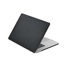Blogy Apple Uyumlu MacBook Pro 16.2 İnç Crystal Fit Kılıf Siyah