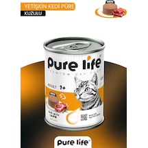 Pate Kuzu Etli Yetişkin Kedi Konserve Yaş Mama 400 Gr