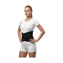 Tr Veltomed Siyah Çelik Balenli Lumbostad 26cm Korse, Ortopedik Korse, Bel Korsesi, Skolyoz, Fıtık, Lomber Disk, Fıt