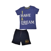 Erkek Çocuk Alt Üst Takım Mavi I Have Dream Yazılı Mavi