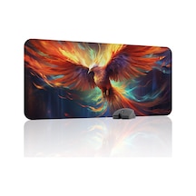 Anka Kuşu Kaymaz Dikişli Kauçuk Oyuncu Mousepad V3 - 90x40 Xxl Gaming Mouse Pad Fare Altlığı