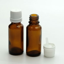 Damlalıklı İçten 50 Ml 5 Adet Amber Şişe