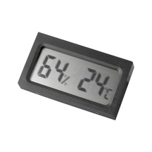 Aek-tech Dijital Nem Ölçer Termometre siyah N11.381