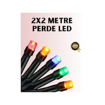 8 Modlu Zaman Ayarlı Led Perde Işık Bahçe Ve Balkon Dekorasyonu Çr