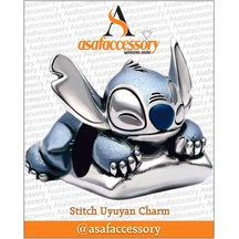 Stitch Uyuyan Charm Mavi