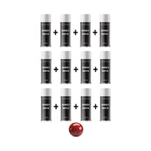 12 Adet Ral 3002 Karmen Kırmızı Sprey Boya 400 Ml.