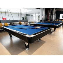 Sapelli Black Silver Profesyonel Amerikan Bilardo Masası,