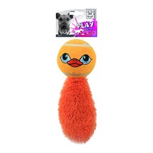 M-pets Tony Hışırtılı Kuyruklu Civciv Desenli Köpek Top Oyuncağı