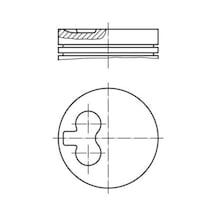 Piston Sekman Std Partner Expert 0400100-0628j2