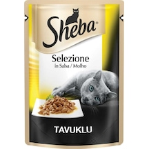 Sheba Selection Tavuk Etli Pouch Yetişkin Kedi Yaş Maması 24 x 85 G