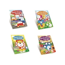 Numaralı Çıkartma Kitabım Seti-4 Kitap Takım- Selimer