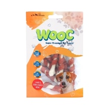 Wooc Kuzu Eti Sargılı Kalsiyumlu Kemik Köpek Ödül Maması 80gr