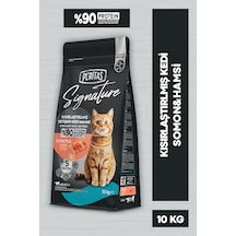Peritas Signature Somonlu Kısırlaştırılmış Yetişkin Kedi Maması 10 KG
