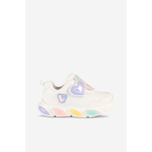 Vicco Lovely Ortopedik Taban Işıklı Çocuk Sneaker Beyaz