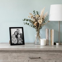 Siyah 4x5 Resim Çerçevesi - Kırılmaya Dayanıklı Camlı İnce Kenarlıklı Fotoğraf Çerçevesi, Asma Donanımı Ve Duvar Veya Masa Üstü İçin Yatay Veya Dikey Görüntü Formatları İçin Dahili Şövale