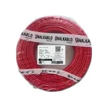 Ünal H07v-k 0.75-kr ,kırmızı 0.75mm² 1-damar/çok Telli 1mt Nyaf Kablo