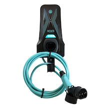 Volti Home 7.4 kW 32A Tip-2 230V AC Düz Kablolu Elektrikli Araç Şarj İstasyonu (TOGG/Tesla/Uyumlu)