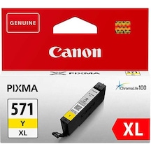 Canon CLI-571XL Y Yellow Sarı Yüksek Kapasiteli Mürekkep Kartuş TS5050-9050