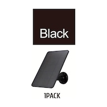 Xuweiwei Siyah Tekli Paket Dusuk Voltaj Guvenlik Kameralari Icin 360 Derece Donuslu Kolay Kurulumlu Gunes Paneli Usb C Ve Micro Usb Uyumlu