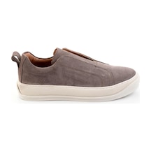 Bambi Vizon Hakiki Deri Erkek Sneaker E01549000402