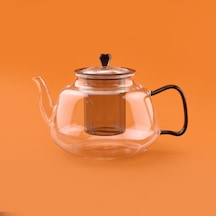 Tohanaa Cam Süzgeçli Demlik - Şeffaf / Antrasit - 1100 Ml Renkli