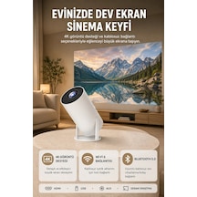 Kablosuz Projeksiyon Cihazı 4k Destekli Hdmı Usb Oyun Uyumlu