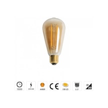 Cata 8w Rustik Led Ampul Amber St94